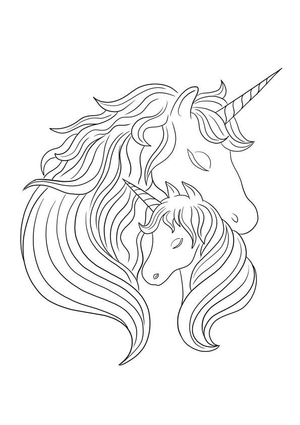 Unicorn Coloring Page8